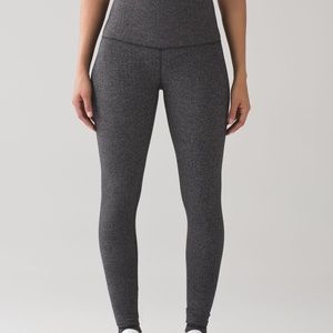 Lululemon Wunder Under Pant (Hi-Rise) Heathered